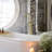 Circular Single Handle Tub Faucet-65166440