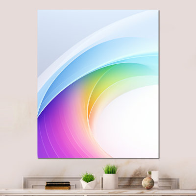 «Rainbow Whispering Spectrum» sur métal