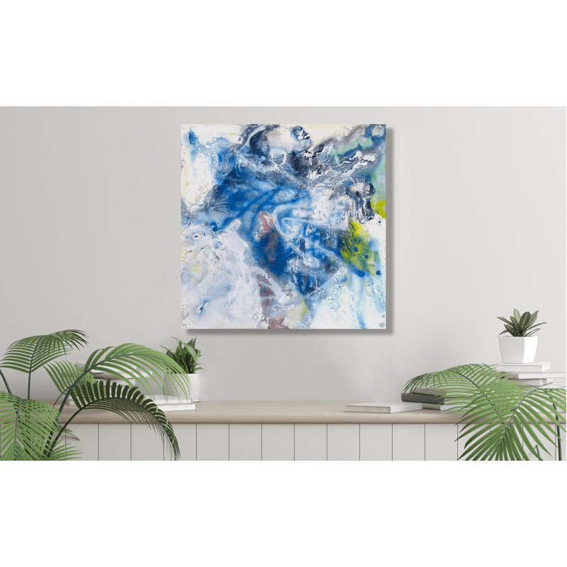 Rose Quartz - Artist Enhanced Canvas Print, 12" H x 12" W x 1" D, Unframed