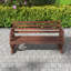 Banc d'extérieur en bois Millwood Pines