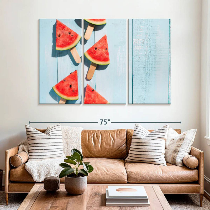 Yarlin Watermelon, 42" H x 65" W