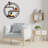 Quinten 1 Piece Circle Metal Accent Shelf