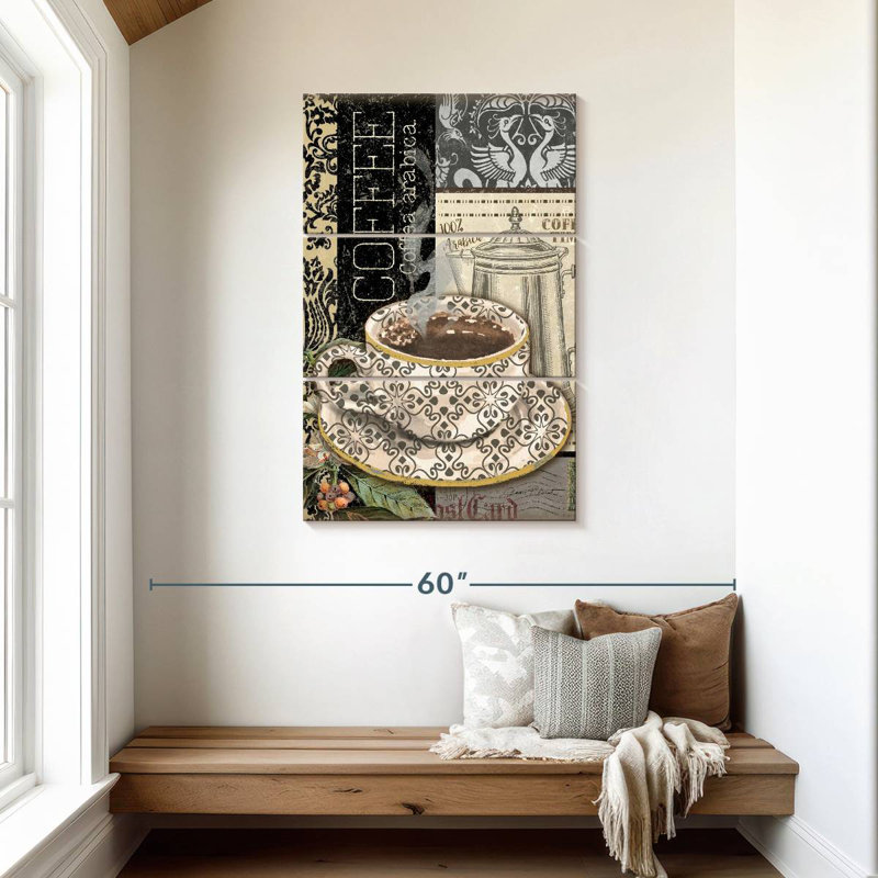 Art du café Tergel, H 45 po x l 28 po
