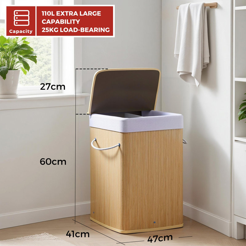 Bamboo Laundry Hamper