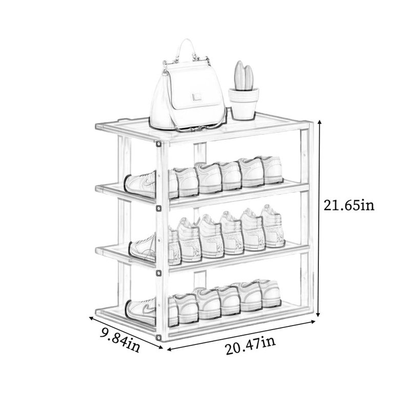 12 Pair Shoe Storage Cabinet