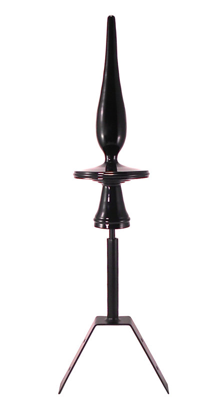 Fleuron de toit Gard Provence, Noir lustré, H 48 po x l 15,5 po x P 15,5 po