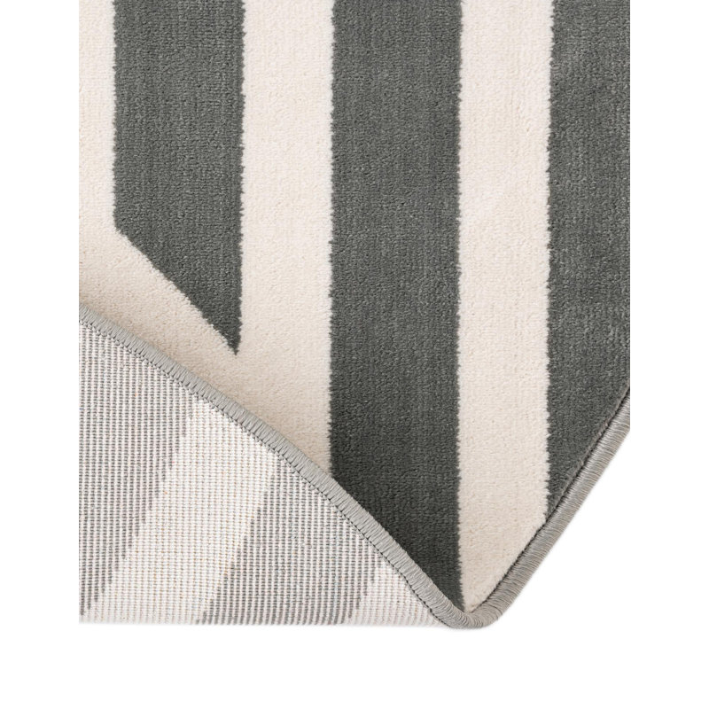 Tapis pour enfant Unique Loom Lines, Rond 5 pi 3 po