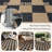 Checkered Easy Jute Carpet Washable Area Rug  Neutral Outdoor Rug Farmhouse Checkerboard Non Slip Non Shedding Floor Carpet For Dining Living Room Deck Sunroom-134846019