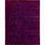 Hand-Knotted High-Quality Blue and Red Area Rug
