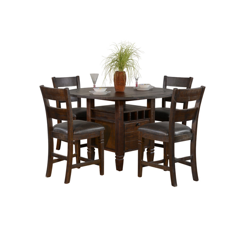 54" Round Counter Height Dining Set