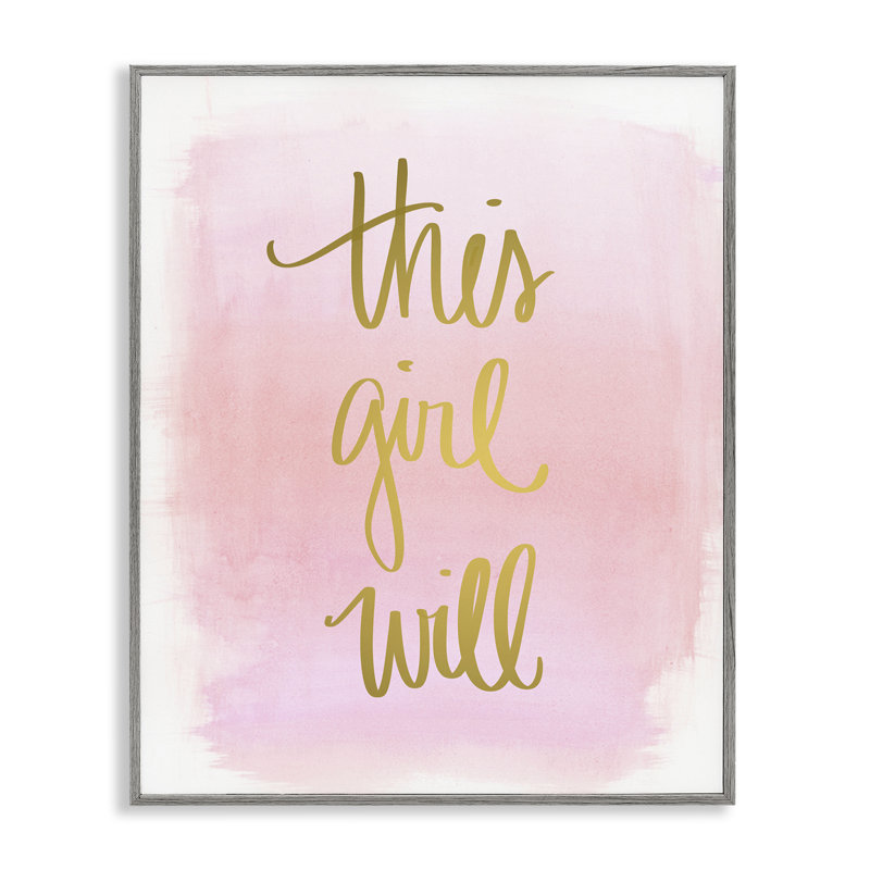This Girl Will on Pink, estampe numérique par Anna Quach bg-874, Estampe numérique Farmhouse, H 14 po x l 11 po
