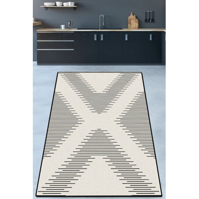Luxurious Area Rug, 100% Polyester, 47.2 x 70.9 inches | 10 mm Pile Height | Antibacterial, Non-Slip Underside | Machine Washable, Easy Care | Ideal for Living Room, Bedroom, and Dining Spaces – Elegant Home Décor