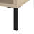 Sihi End Table Set Of 2, Matching Side Tables With Drawers, Functional Storage, Natural Elm Finish, Living Room, Bedroom