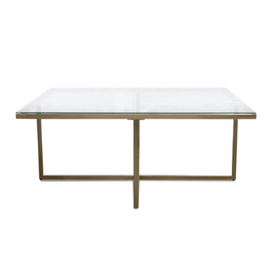 Vorodan Glass Top Coffee Table