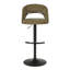 Tabouret de bar réglable Nakita avec repose-pieds arrondi en T (ensemble de 2)-216152449