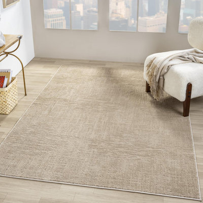 Tapis moderne texturé uni 