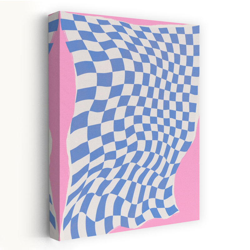 Contemporary Art Abstract Contemporary Geometric Art by Little Dean - Wrapped Canvas Print, 60.96 cm H x 40.64 cm W