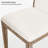 Solid Wood Frame Upholstered Dining Chair-106976568