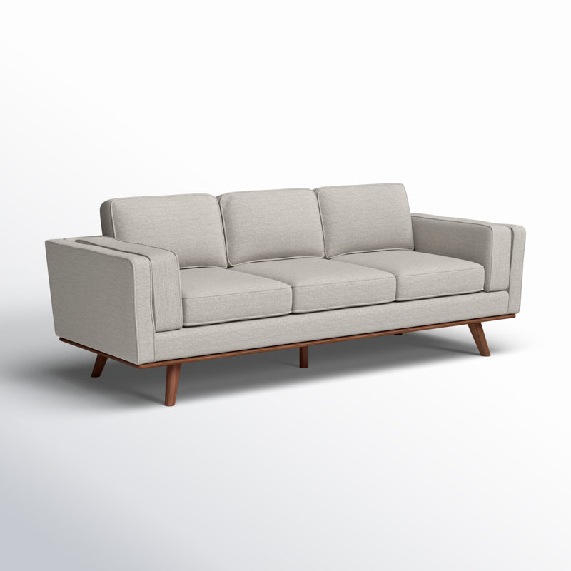 Estes Inayat 84' Upholstered Sofa, Kaki