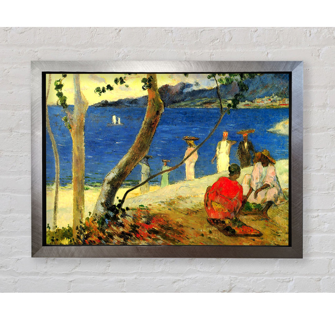 Gauguin Strand-Szene - Druck