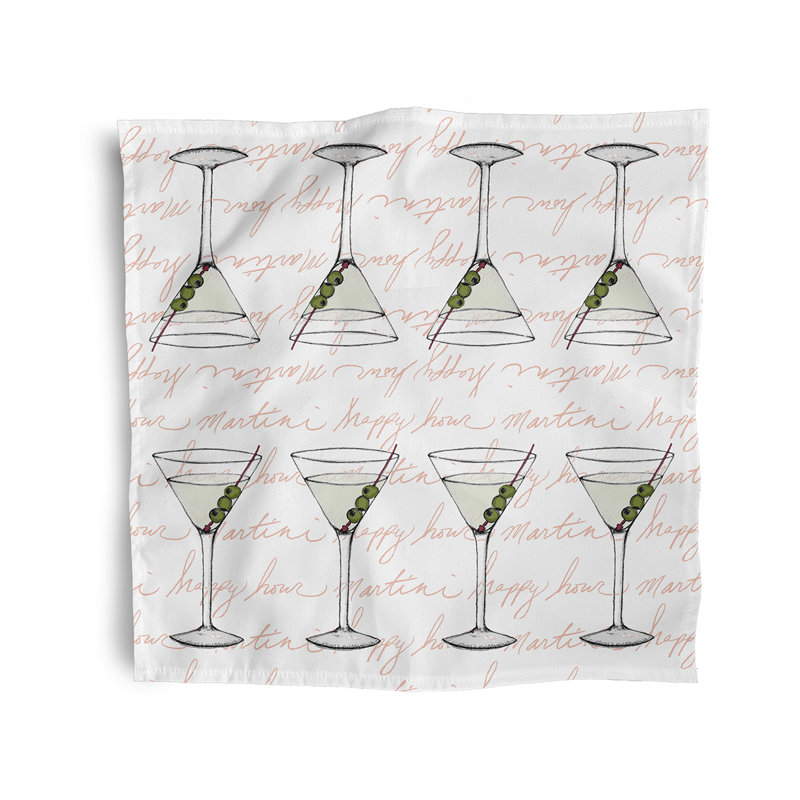 Lacandice Polyester Square Napkin, Orange