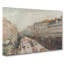 On The Boulevards by Camille Pissarro - Wrapped Canvas-61842902