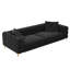 Canapé-lit convertible 3 en 1 avec siège profond, capitonnage à boutons et repose-pieds mobile pour une utilisation polyvalente dans les appartements et les bureaux-1569645277