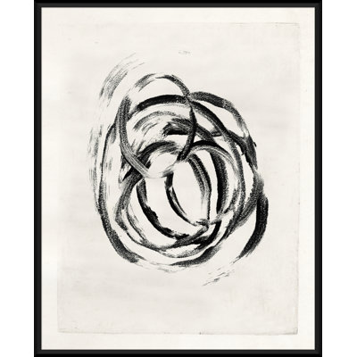 Mid-Century Homage - Peinture encadrée sur papier