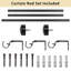 Adjustable 1'' Single Curtain Rod-1591266425-1591266426