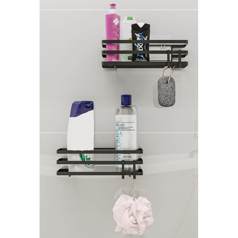 Ensemble de 2 tablettes de salle de bain