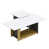 White / Gold；Black