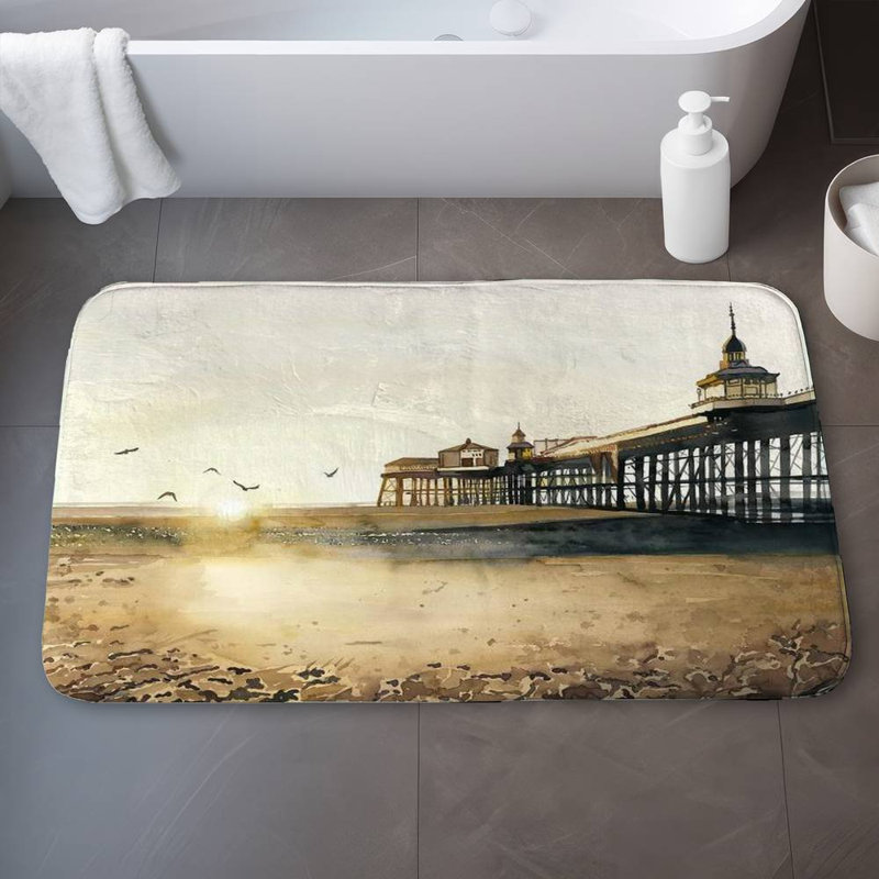 Brittaney Microfiber Non-Slip Bath Mat