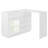 44"-85" Extendable Sofa Bar Table Cabinet Behind Couch Pub Table with LED