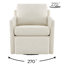 Fauteuil inclinable électrique pivotant 30 po Elvia-594885384