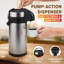 Vondior Airpot Coffee Distributeur avec pompe - Distributeur de boissons isotherme en acier inoxydable - 176 oz