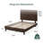Rossignol Solid Wood Platform Bed with Adjustable Headboard-1834822332-1834822333