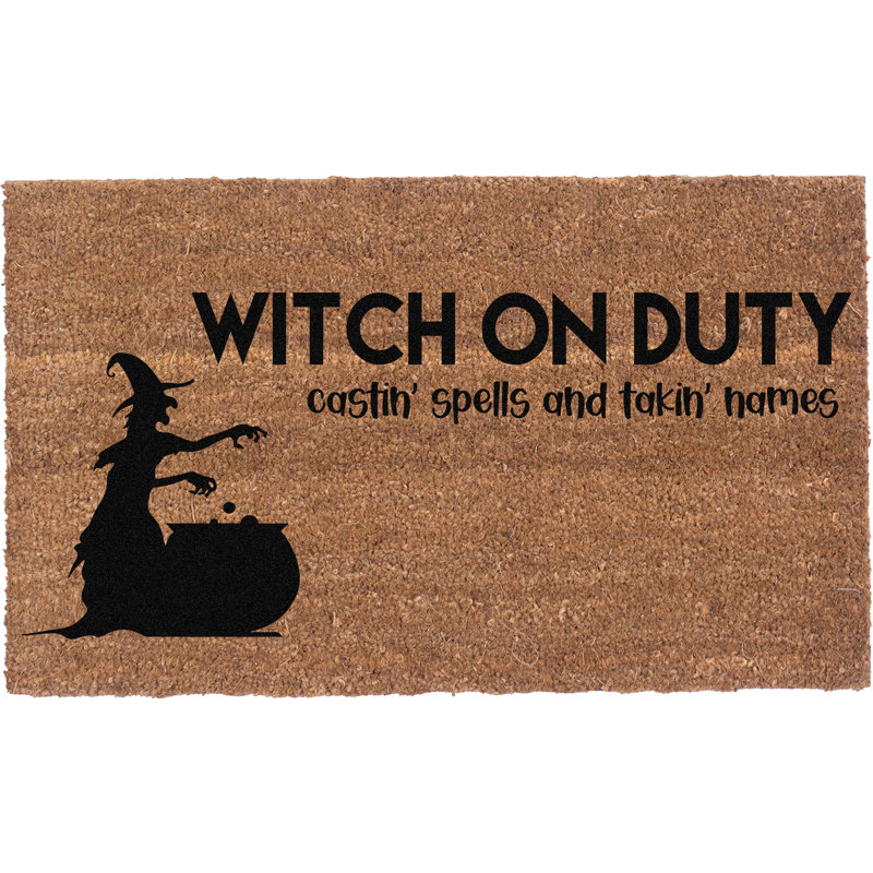 Geobani Non-Slip Halloween Outdoor Doormat, 18" W x 30" L