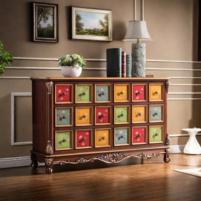 Commode d'appoint de style rétro américain