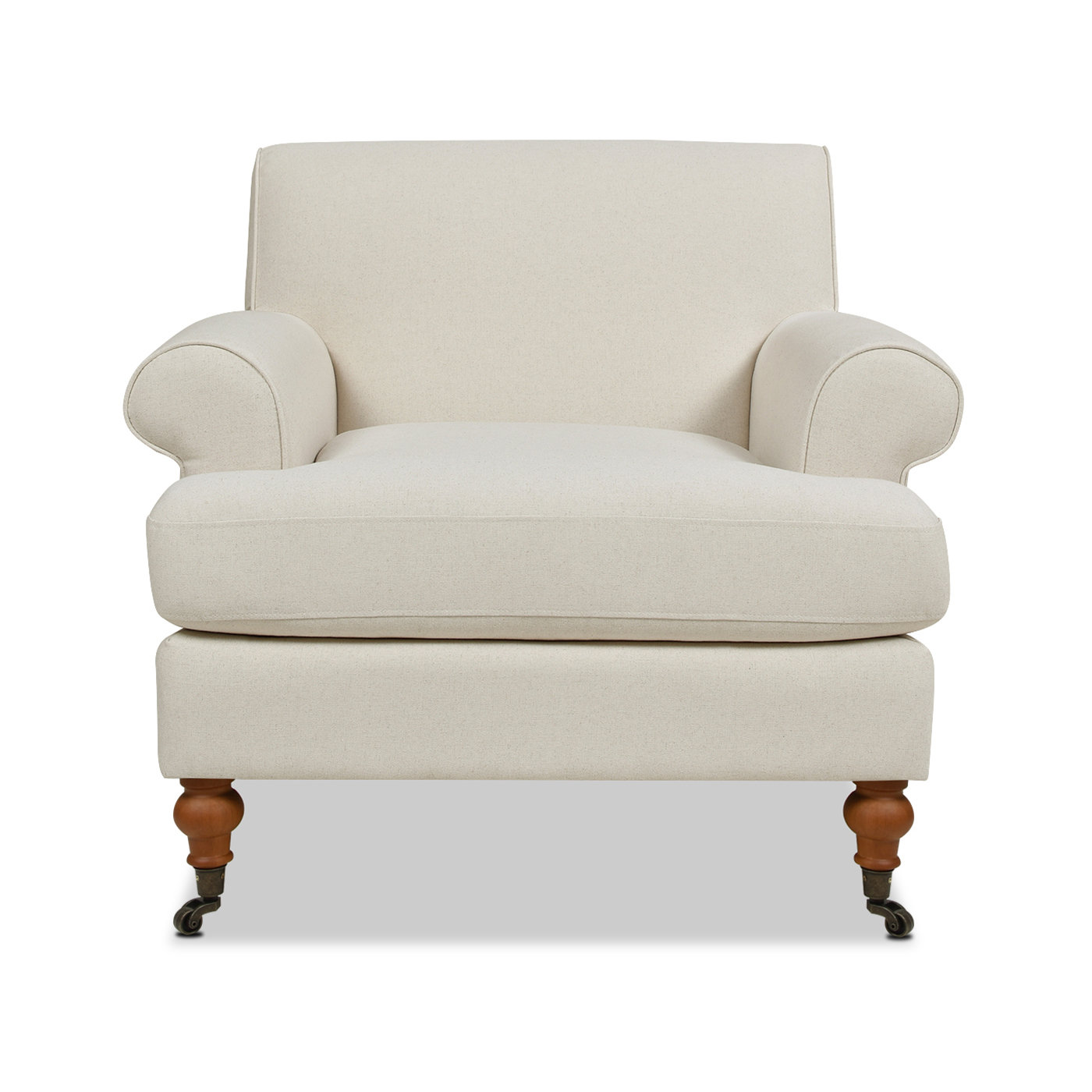 Harbor Armchair, Light Beige Linen