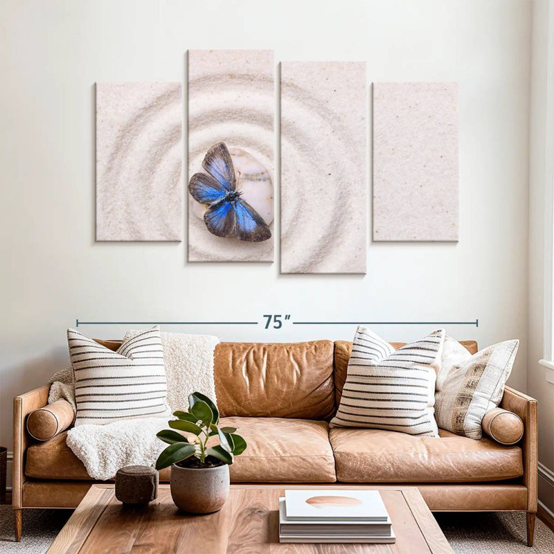 Brampt Zen Garden Butterfly, 42" H x 68" W