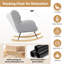 Modern Rocking Chair Cozy and Stylish Armchair for Living Room, Nursery, or Bedroom-1556507850