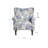 Modern Accent Chair 30.3" Wide High Back Polyester Upholstered Armchair-557213687