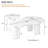 Easy Assembly Nesting Coffee Table Set of 2-616146458