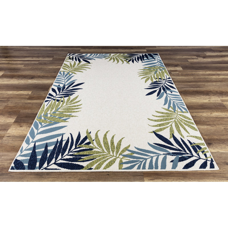 Tapis vert / bleu Springcreek, Rectangle 7 pi 10 po x 10 pi 2 po