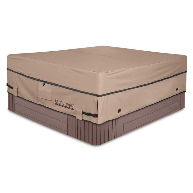 Water Resistant Hot Tub Cover, 20" H x 95" W x 95" D