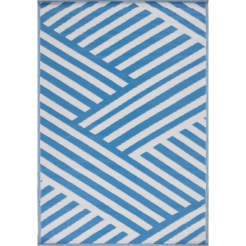 Tapis bleu clair intérieur / extérieur Ferentz