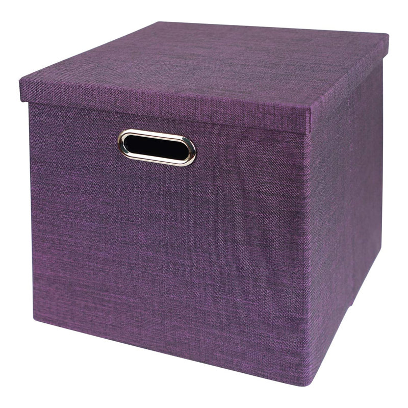 Posprica Fabric Bin, Purple