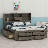 Platform Bed With Storage Headboard-303141474