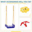 Outsunny Swing Set with
