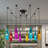 8-Light Nordic Country Style Creative Pendant Light